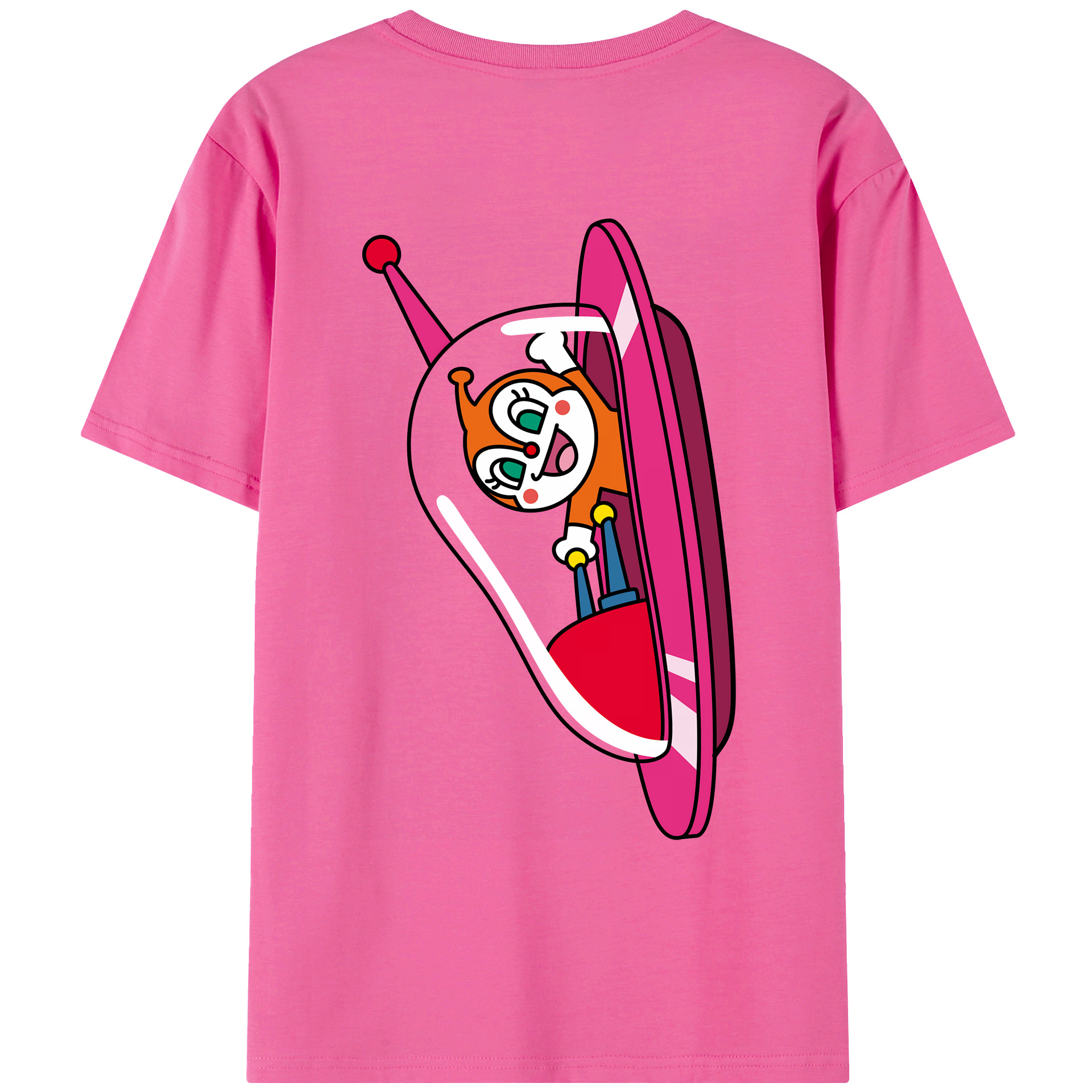 アンパンマン Anpanman レディース半袖Tシャツ(バックプリント)
